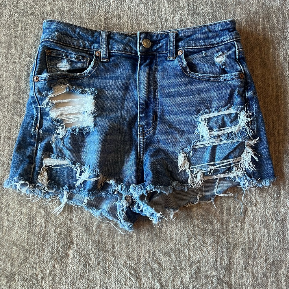 American Eagle Distressed Denim Shorts